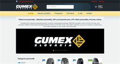 Desktop Screenshot of gumexslovakia.sk